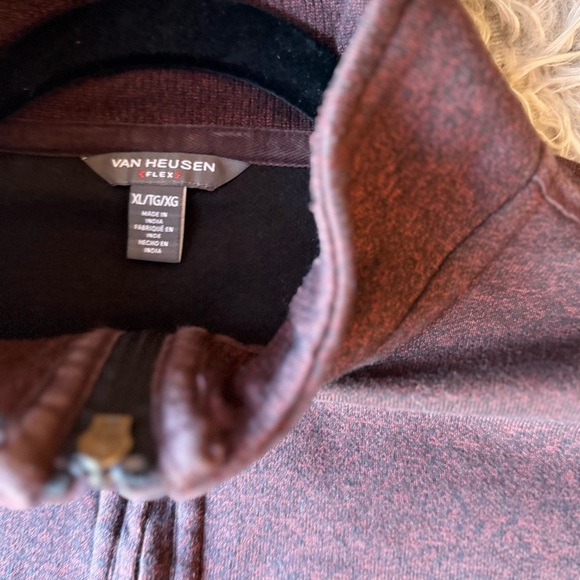 Van Heusen Turtleneck Sweater Men XL 1/4 Zip Preppy Western Golf Business - Picture 6 of 9